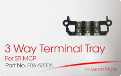 3 Way Terminal Tray For STI MCP Nittan
