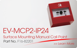 EV-MCP2-IP24 Surface Mounting Manual Call Point Nittan