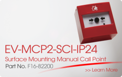 EV-MCP2-SCI-IP24 Surface Mounting Manual Call Point Nittan