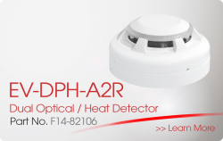 EV-DPH-A2R Dual Optical Heat Detector Nittan