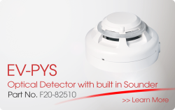 EV-PYS Optical Detector with built in Sounder Nittan