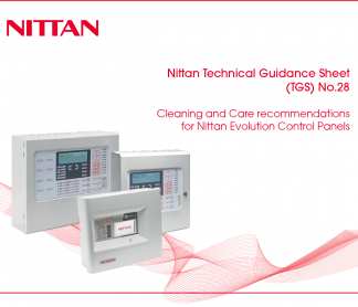 Cleaning and Care recommendations for Nittan Evolution Control Panels