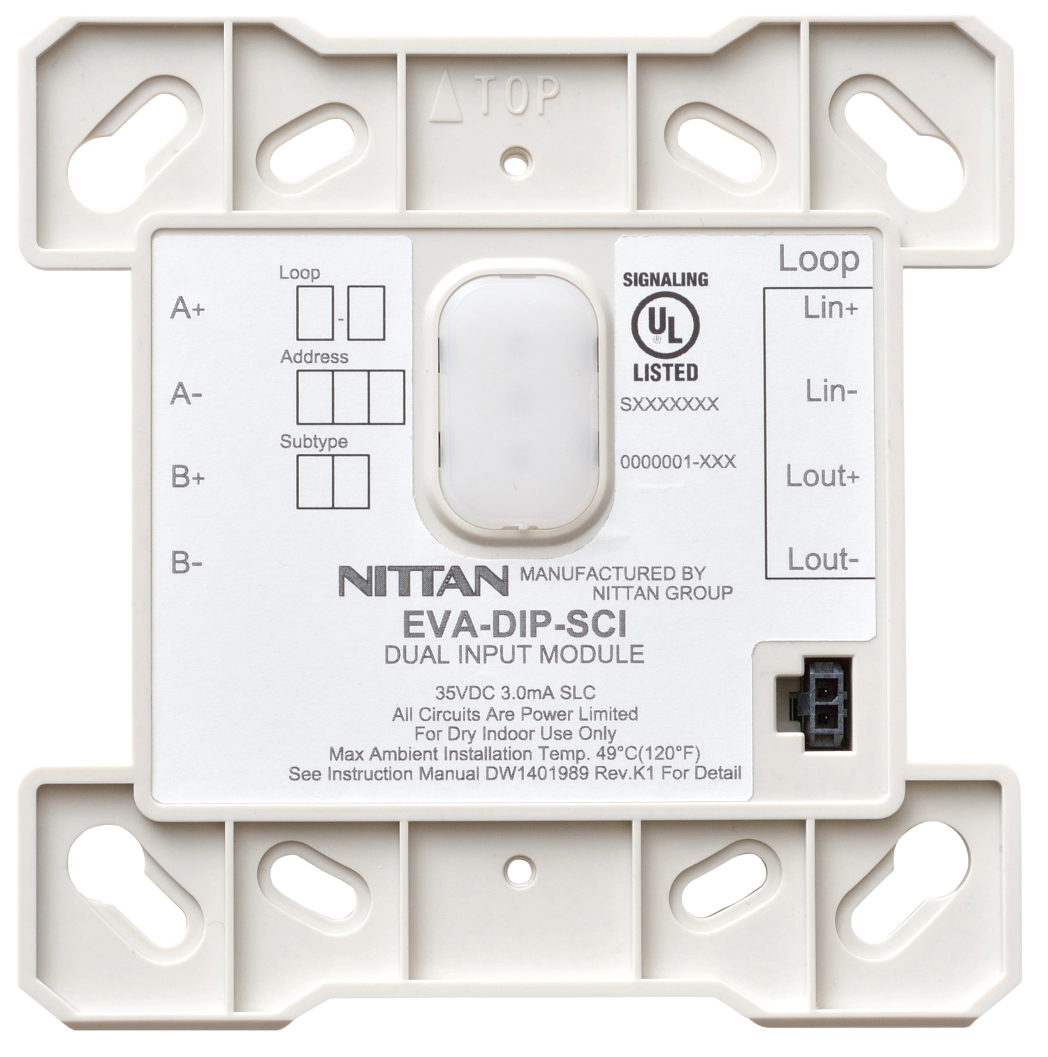EVA-DIP-SCI Dual Input Module with SCI