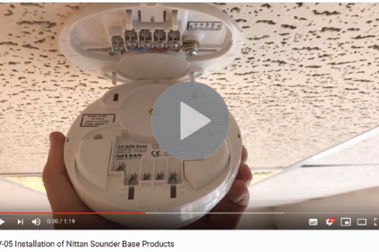 Technical Guidance Video TGV-05: Installation of Nittan Sounder and Sounder Beacon Base Devices