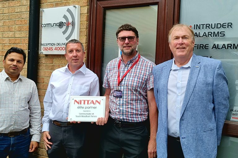 Communicate UK proudly presented with “Nittan Elite System” Partner Plaque