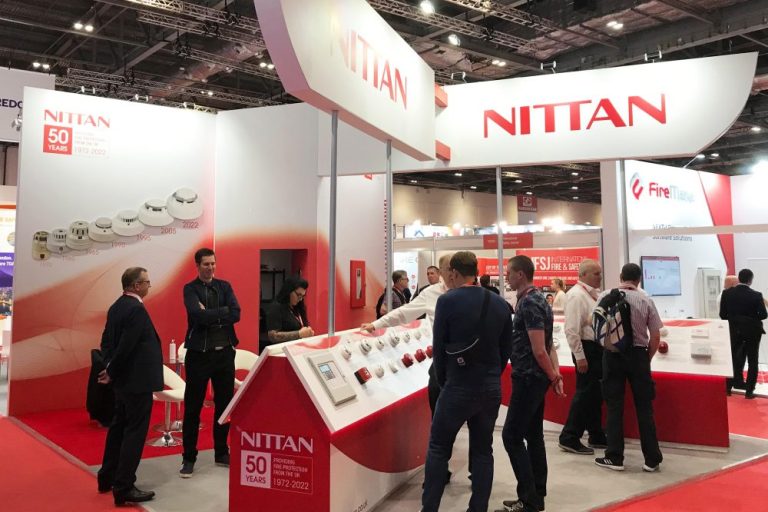 Nittan celebrated 50th anniversary in the UK at FIREX 2022 Stand FI2330